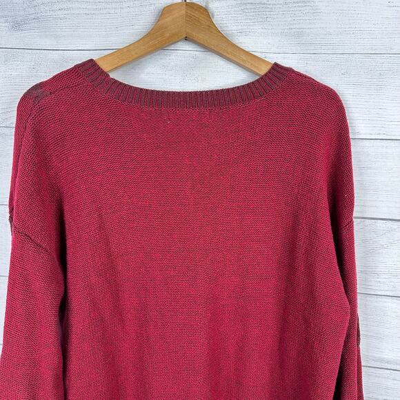 Frye & Co Womens size Large Braided Cable Knit Sweater Western Country Cowgirl - Picture 6 of 9